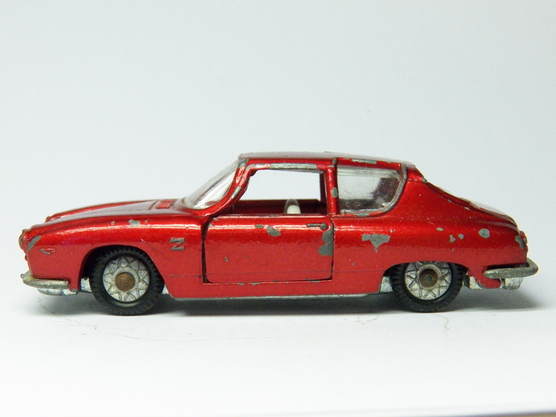 Lancia Flavia Zagato Sport by Penny/Polistil. Absolutely EPIC. I love crazy obscure cars and this one is probably tops the list of most Obscure diecast cars I have ever found.